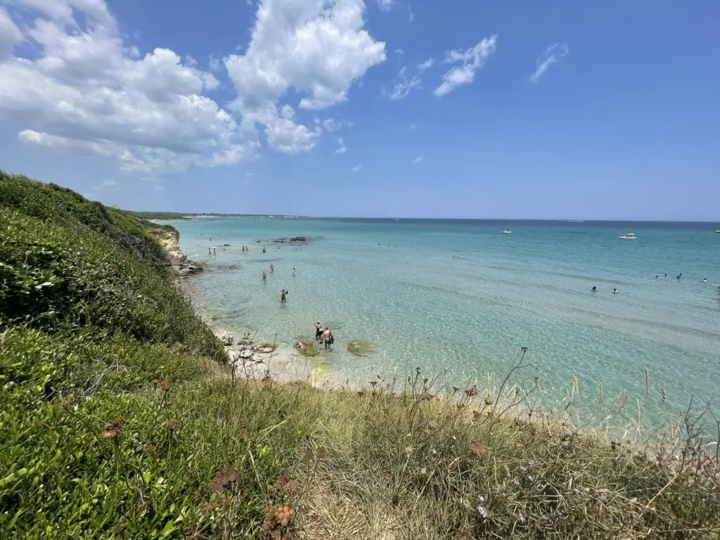 Baia dei Turchi the best beach in Puglia